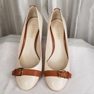 Lauren Ralph Lauren Round Toe Heels (Size 7.5b) C… - image 1